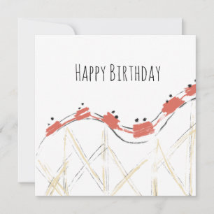 Rollercoaster main dessinée Anniversaire