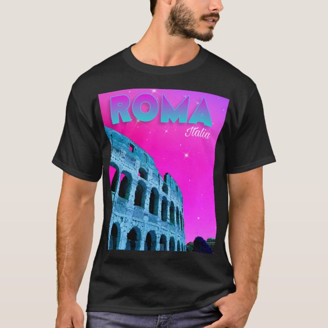 Roma Italia - Rome Italy - Colosseum T-shirt  (Devant)