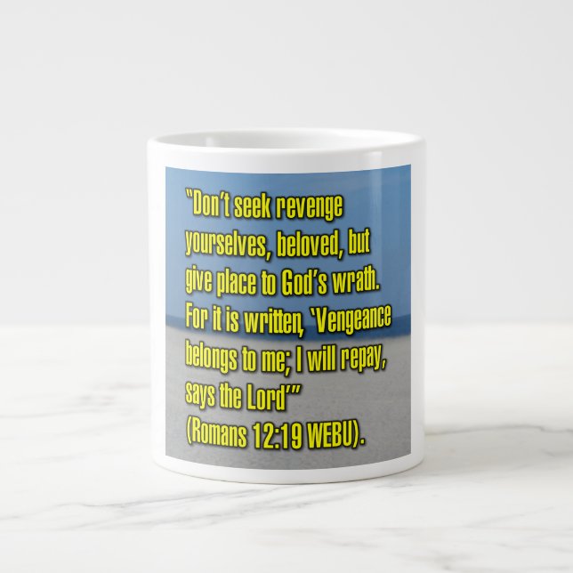 Romains 12:19 WEBU Mug (Devant)