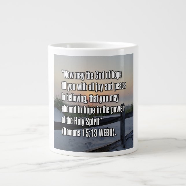Romains 15:13 WEBU Mug (Devant)