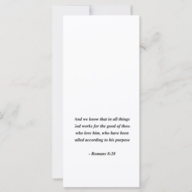 ROMAINS 8:28 (Devant)