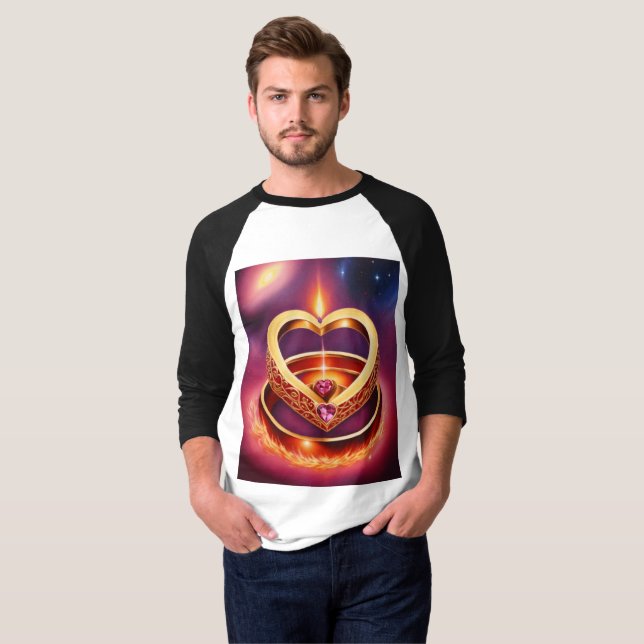 Romance céleste : T-shirts Watercolor Dreams (Devant entier)