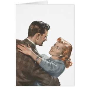 Romance d'amour vintage Les jeunes mariés allons-n