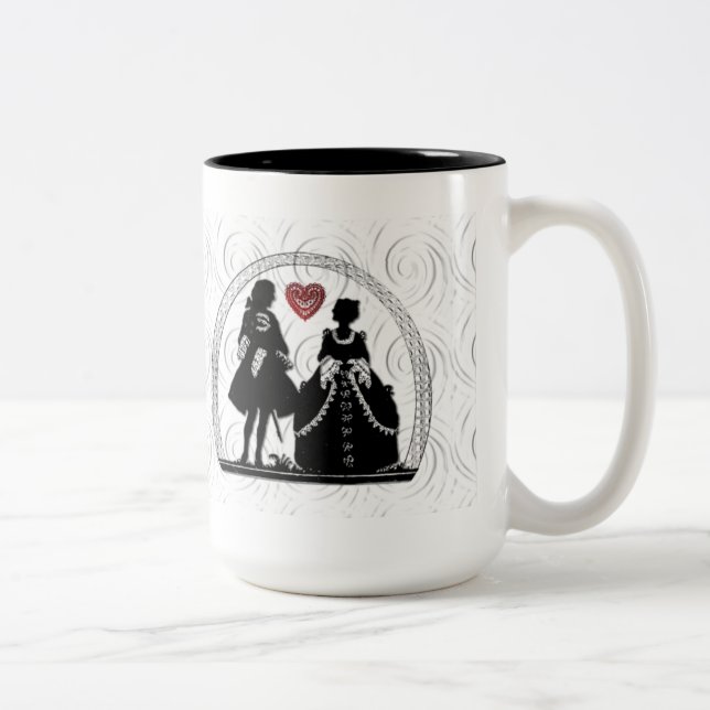 Romance Silhouettes Café Mug (Droit)