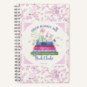 Romance Stack de livres Club Aquarelle rose Floral