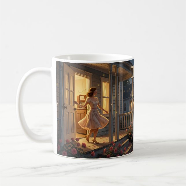 Romance sur Thunder Road au crépuscule Mug (Gauche)