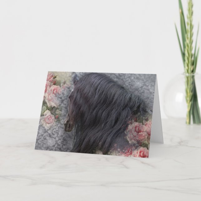 Romancer Le Cheval ~ Cartes De Voeux (Devant)