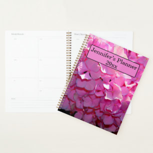 Romanic violet Hydrangeas rose fleurs violettes
