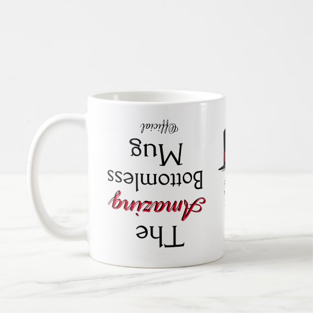 Romanité drôle LA TASSE À CAFE INCROYABLE SANS FON (Gauche)
