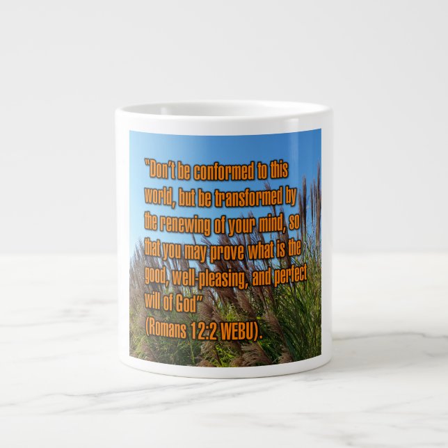 Romans 12:2 WEBU Mug (Devant)