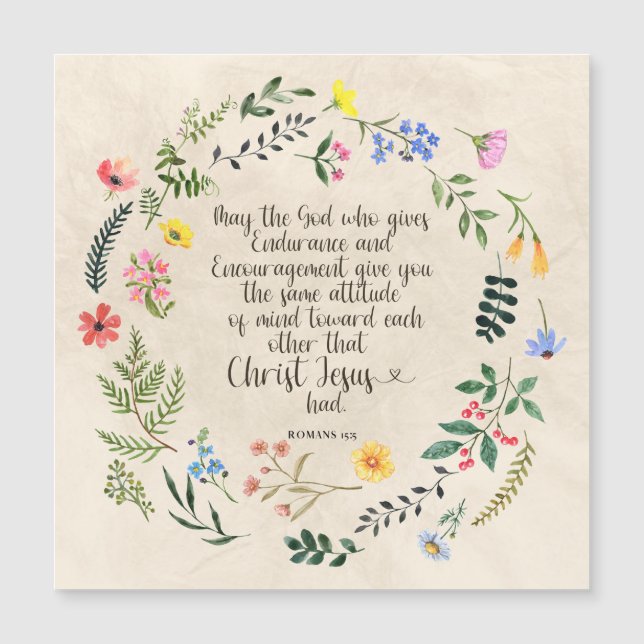 Romans 15:5 Bible Verse Image (Devant)