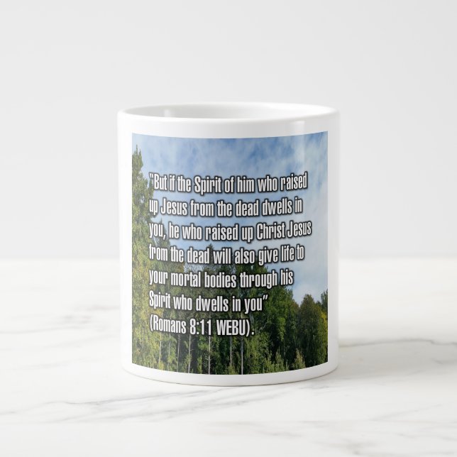 Romans 8:11 WEBU Mug (Devant)