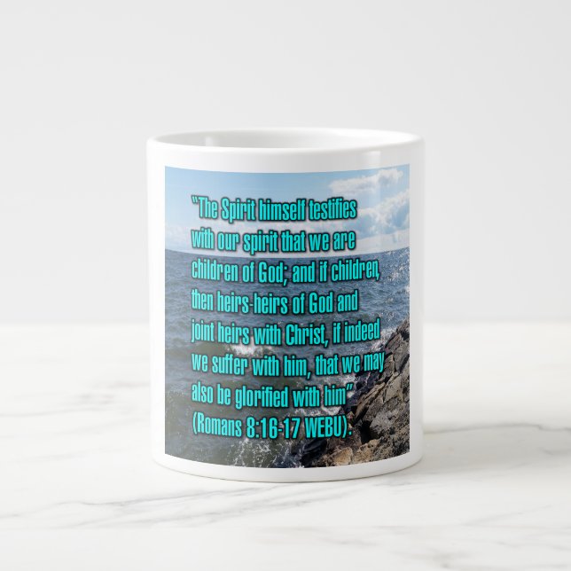 Romans 8:16-17 WEBU Mug (Devant)