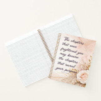 Romans 8:28 Faith Hardcover Lined Journal