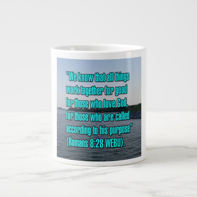 Romans 8:28 WEBU Mug (Devant)