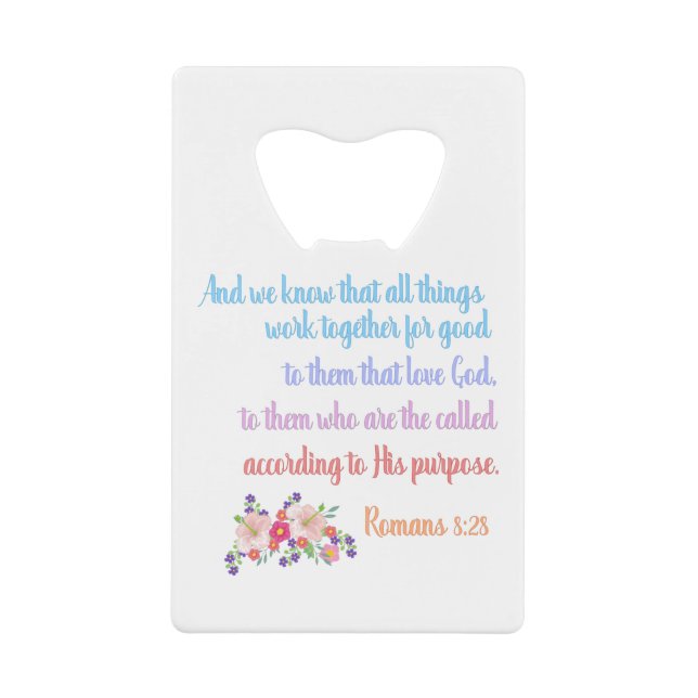 Romans 8 Verset Bible Design (Devant)