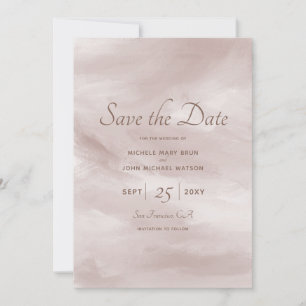 Romantic Classy Blush Pink Enregistrer la carte Da