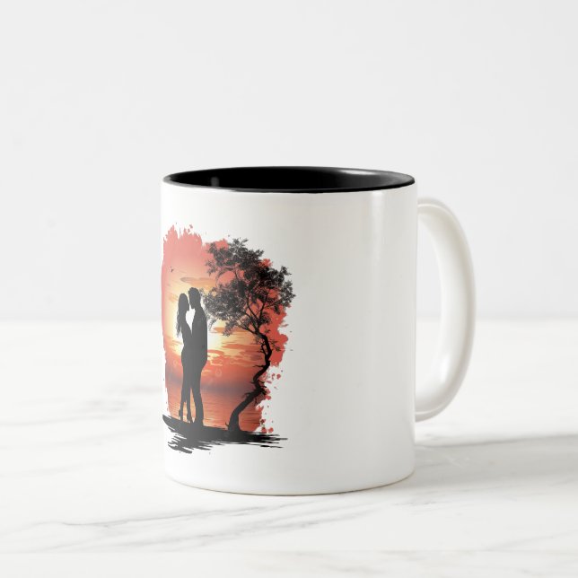 Romantic Coffee Mug for Couples (Devant droit)