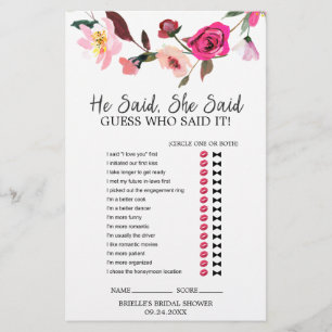Romantic Fairytale Wreath "He Said She Said" Jeu