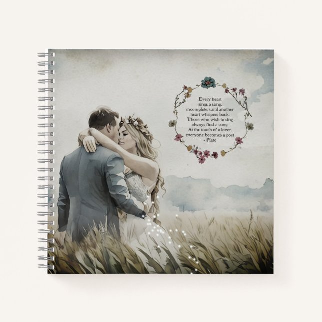 Romantic Lovers Plato Citation personnelle Journal (Devant)