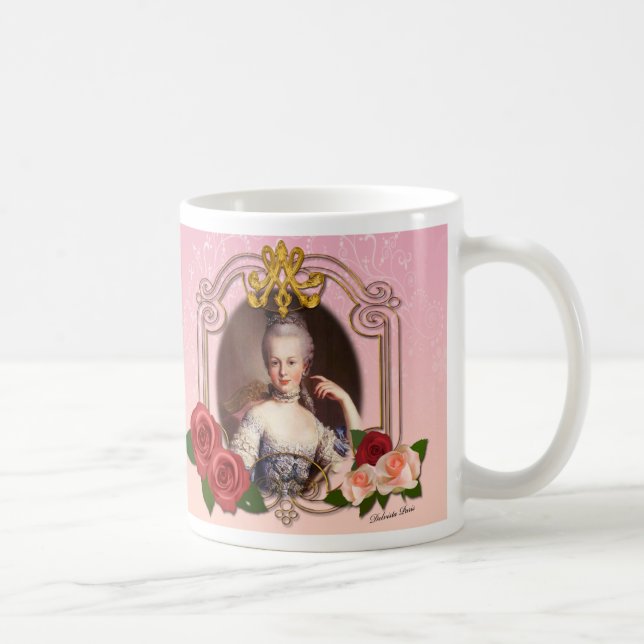 Romantic Marie Antoinette Mug Pink マグカップ (Droite)