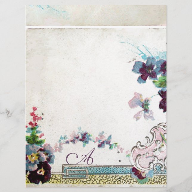 ROMANTICA Bleu rose Bleu Mariage Floral (Devant)