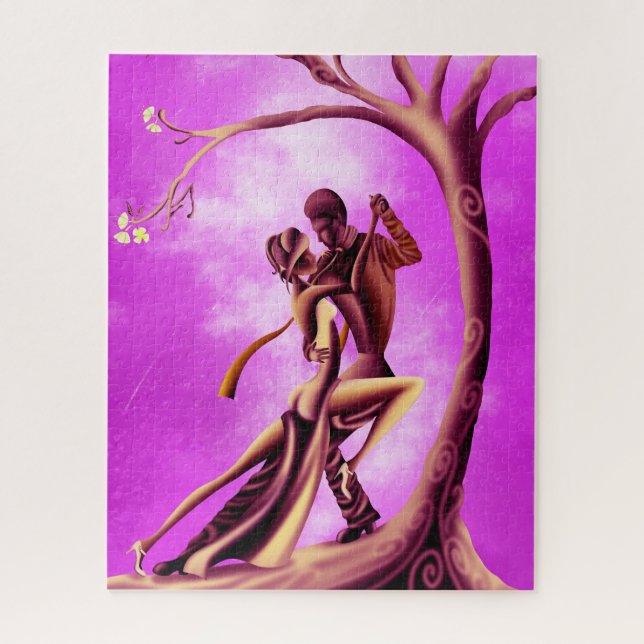 Romantique Couple Danse le Tango Jigsaw Puzzle (Vertical)