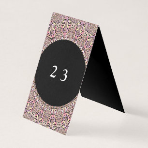 Romantique géométrique Mandala soft rose noir