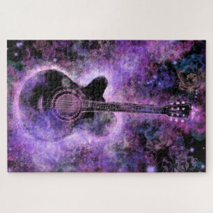 Romantique Guitare Musique Puzzle cadeau