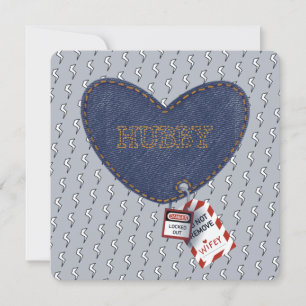 Romantique Hubby Wifey Electricien Coeur verrouill