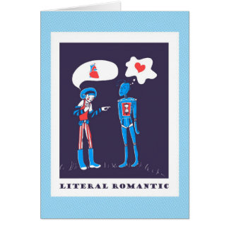 Romantique littéral - amour de robot dans la