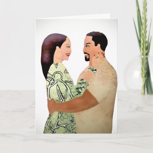 Romantique/Penser de vous Carte pour notes (Vierge (Devant)