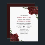 Romantique Roses rouges Faire-part de mariage budg<br><div class="desc">Romantique Roses rouges Budget Faire-part de mariage Une alternative moins chère qu'une invitation standard.</div>