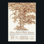 Romantique vieux chêne faire-part de mariage rusti<br><div class="desc">faire-part de mariage rustique avec vieux chêne brun et coeur d'amour sculpté avec les initiales de marié et marié. Invitation parfait pour mariage extérieur avec arbre.</div>
