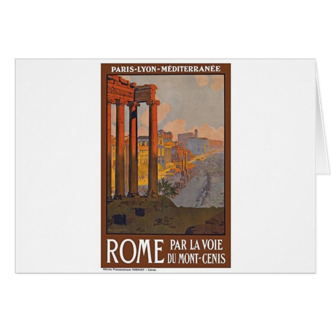 Rome antique Voyage et peinture (Devant horizontal)