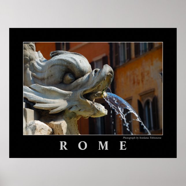 Rome Fountain Poster (Devant)