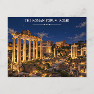 Rome Italie Carte Postale du Forum Romain