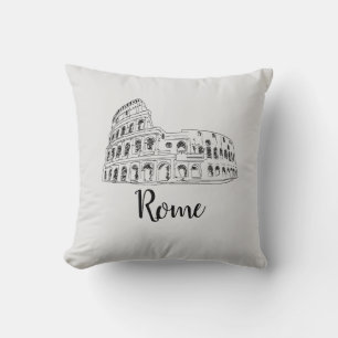 Rome Italie Colisée Coussin d'illustration