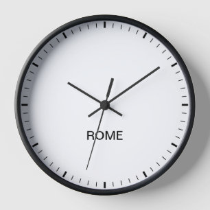 Rome Italie Horloge horaire Style Newsroom