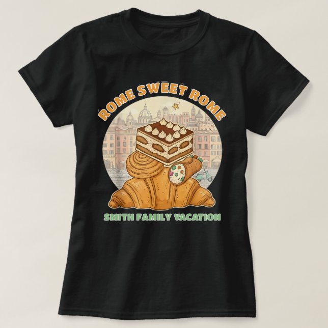 Rome Sweet Rome - T-Shirt voyage en famille sur me (Design devant)