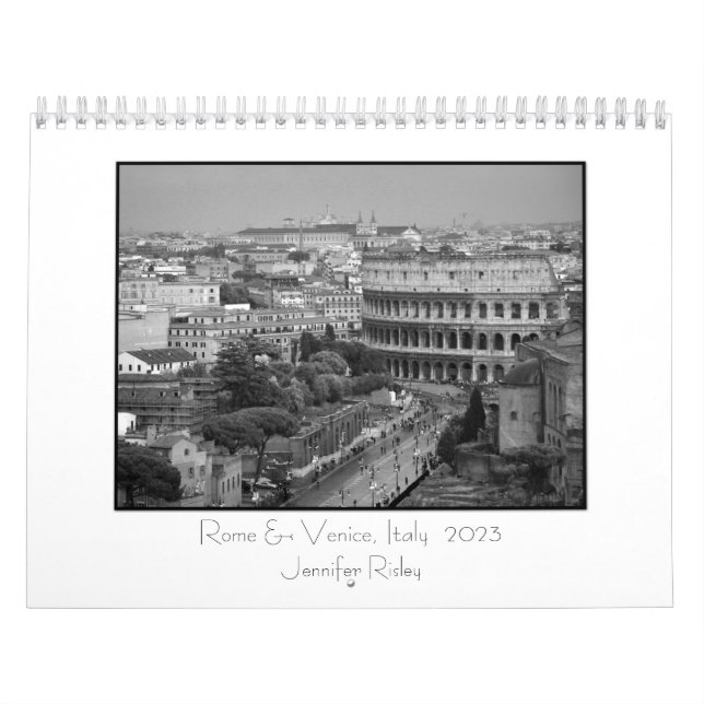 Rome & Venise, Italie - Calendrier 2025 (Protection)