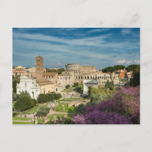 Rome - Vue du Forum Romanum carte postale n° 2 (Devant)