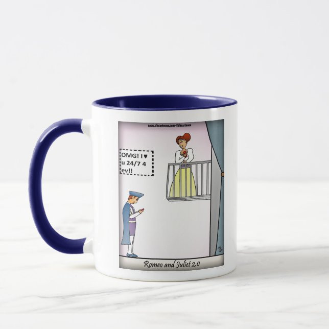 Romeo et Juliet 2.0 Mug Combo bleu (Gauche)