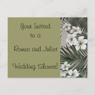 Romeo et Juliet, épousant des invitations