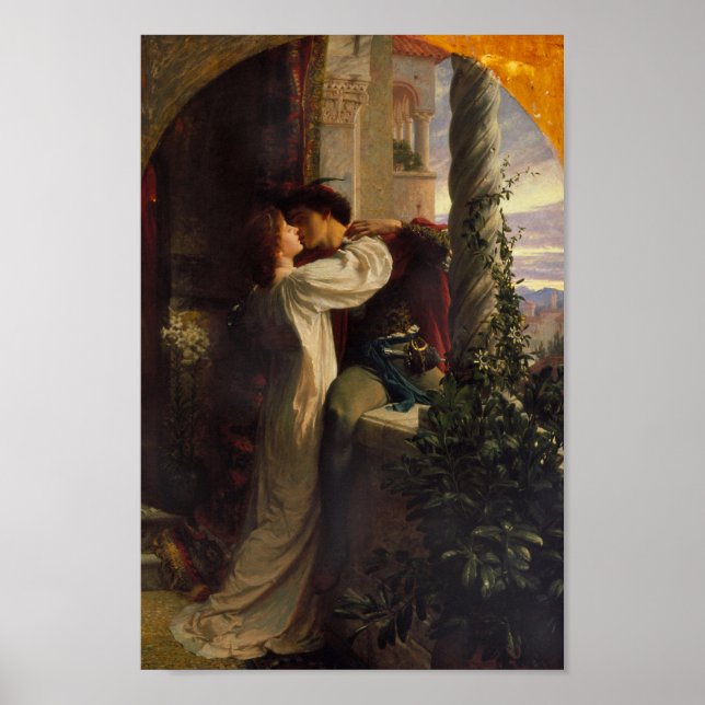 Romeo et Juliet par Frank Dicksee - poster (Devant)