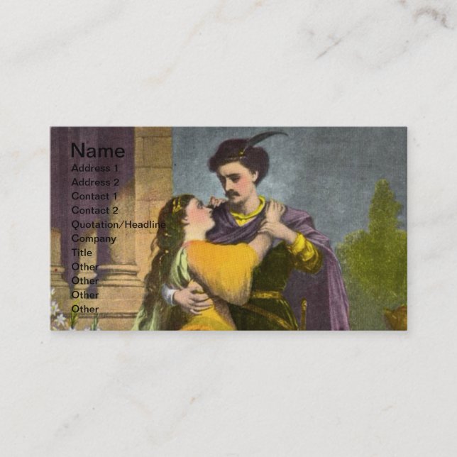 Romeo & Juliet Carte de visite (Devant)