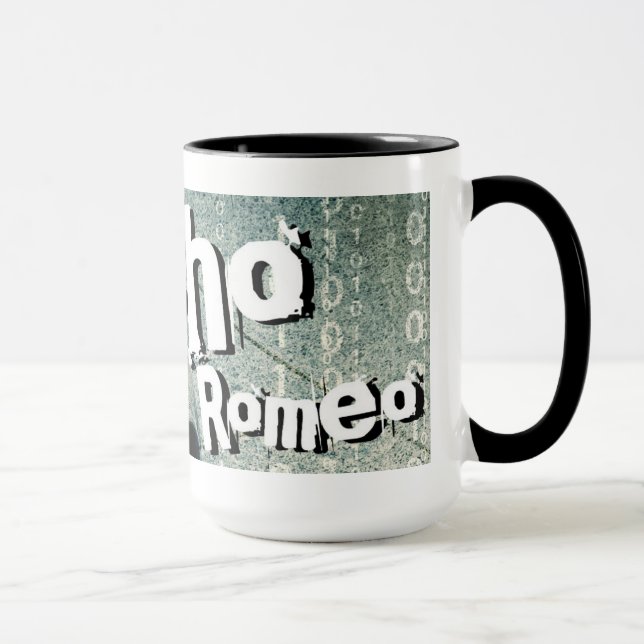 Romeo psychopathe 15 onces. Tasse d'enveloppe (Droite)