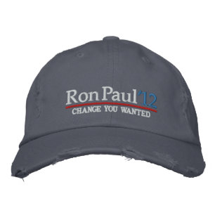 Ron Paul 2012 Casquettes brodés personnalisables