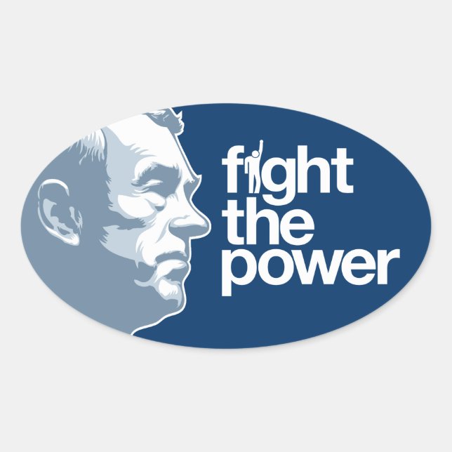 Ron Paul Combine Les Stickers Power (Devant)
