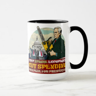Ron Paul contre l'économie de zombi votre tasse